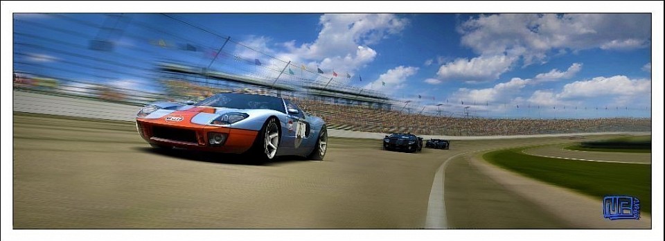 5/3 . FORD GT 4O - Circuit de Daytona ( USA )